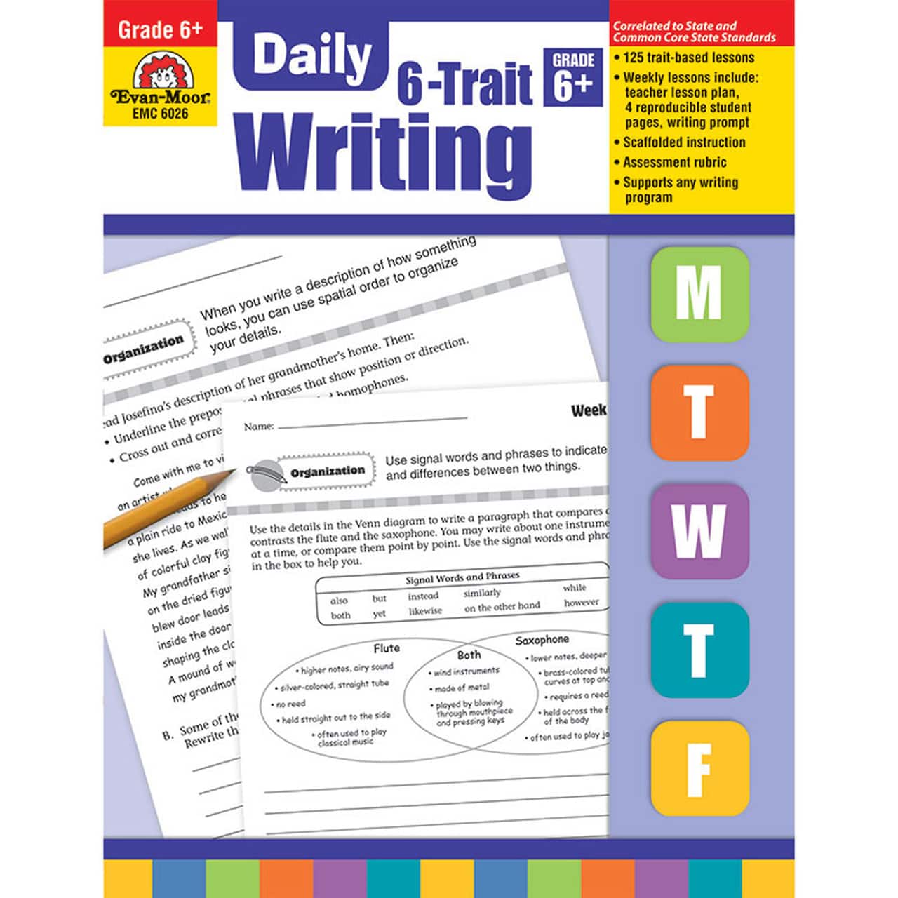 Evan Moor® Daily 6-Trait Writing Book, Grade 6+